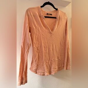 Abercrombie & Fitch Henley Long Sleeve Top